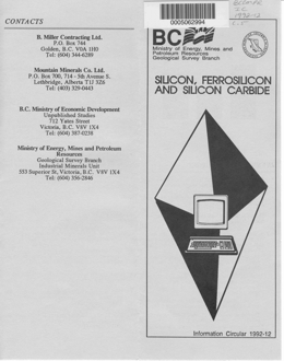 Silicon, Ferrosilicon, and Silicon Carbide